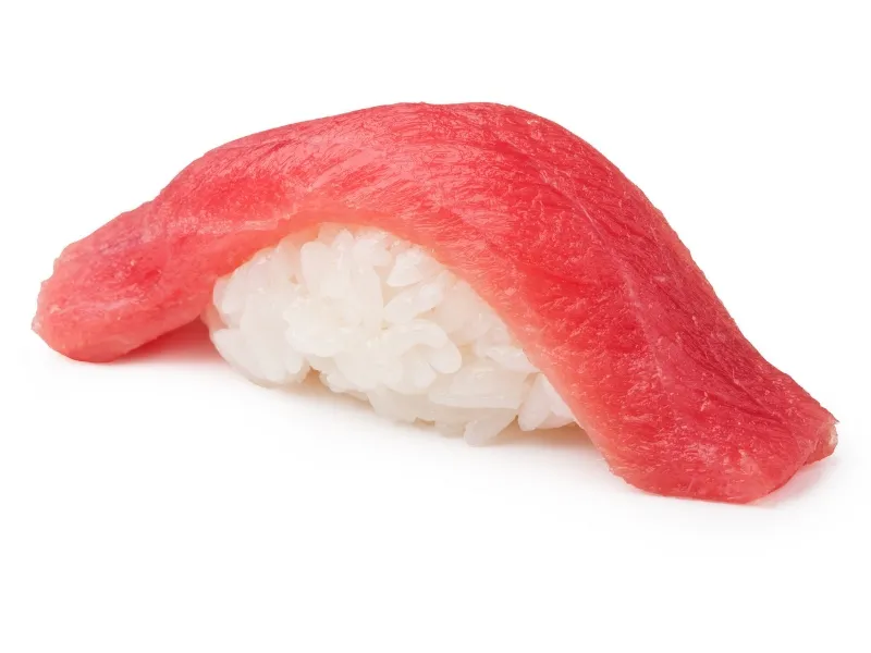 Tuna nigiri sushi with fresh fish slice at Umami Sushi & Ramen Bar, a Japanese Restaurant in Georgetown
